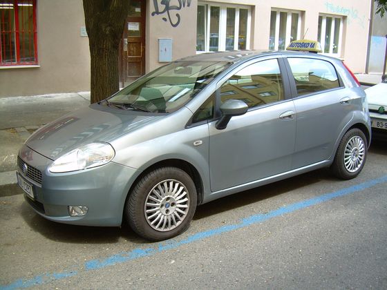 Fiat Grande Punto z autoparku Autoškoly Herm
